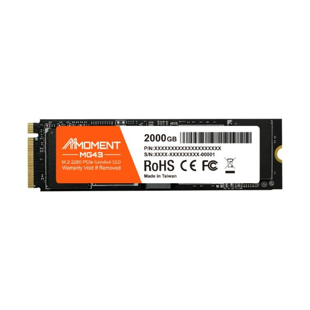 MG43 PCIe Gen4 x4 M.2 2280 SSD-Moment Semiconductor, Inc.