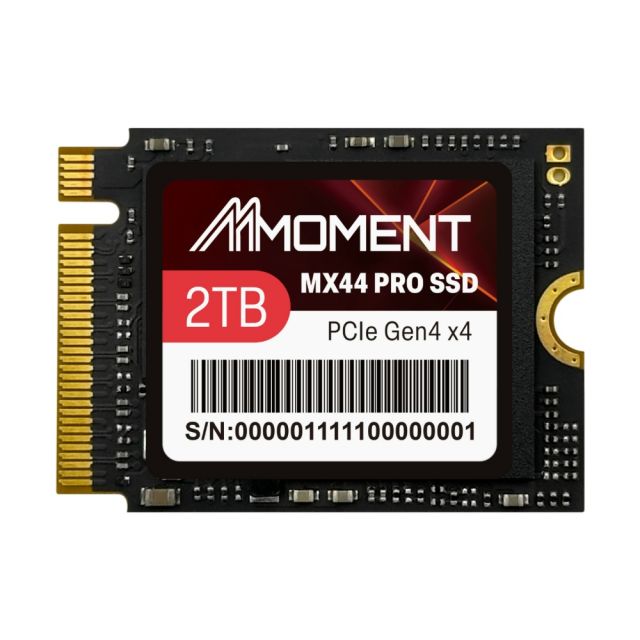 新品未開封Gen4 M.2 SSD 2TB (7400MB) MX44 PRO PCIe Gen4 x4 M.2 2230 SSD-Moment Semiconductor, Inc.